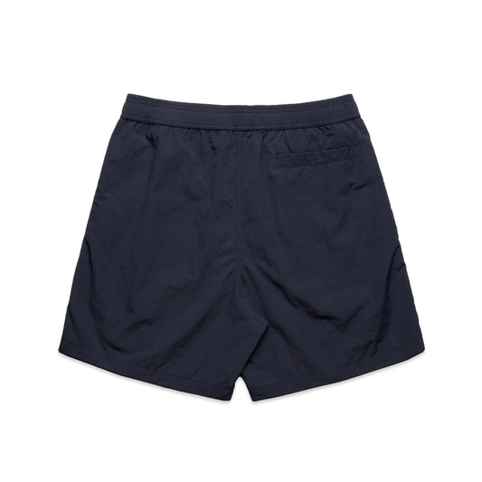 BAD BOI NYLON SHORTS - NAVY