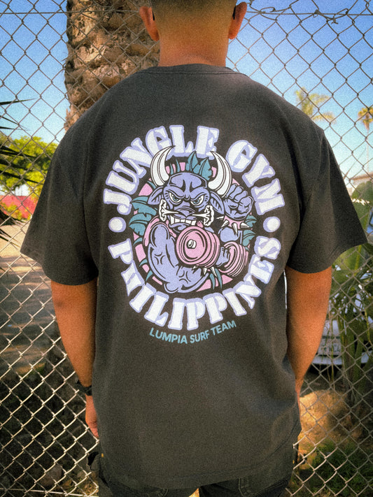 Jungle Gym Tee - Washed Black