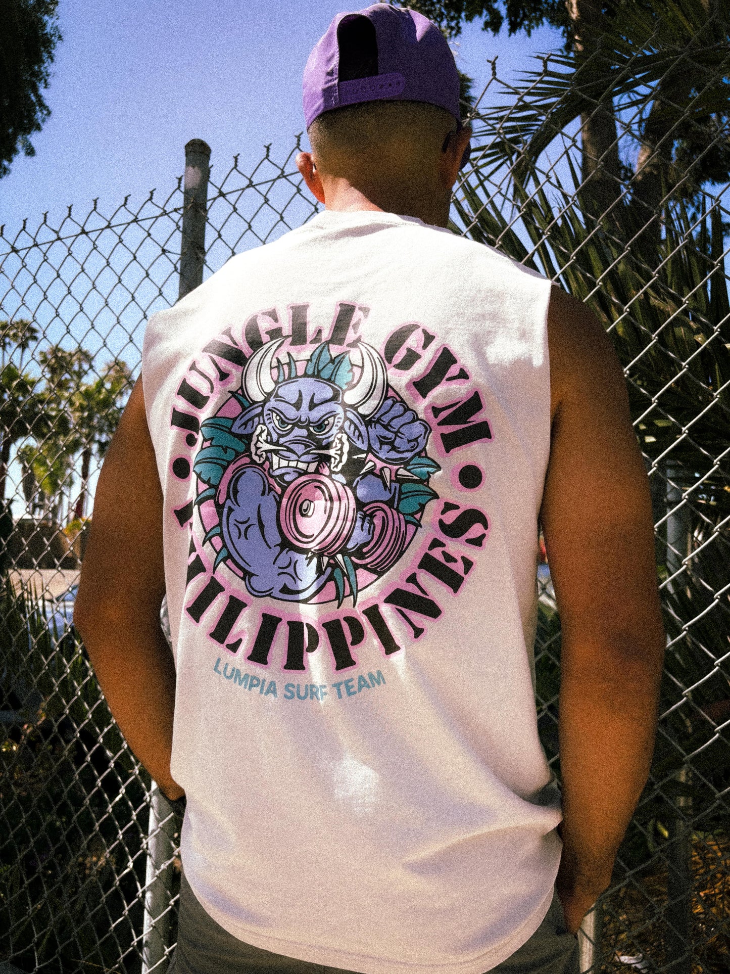 Jungle Gym Tank - Tropical Bone