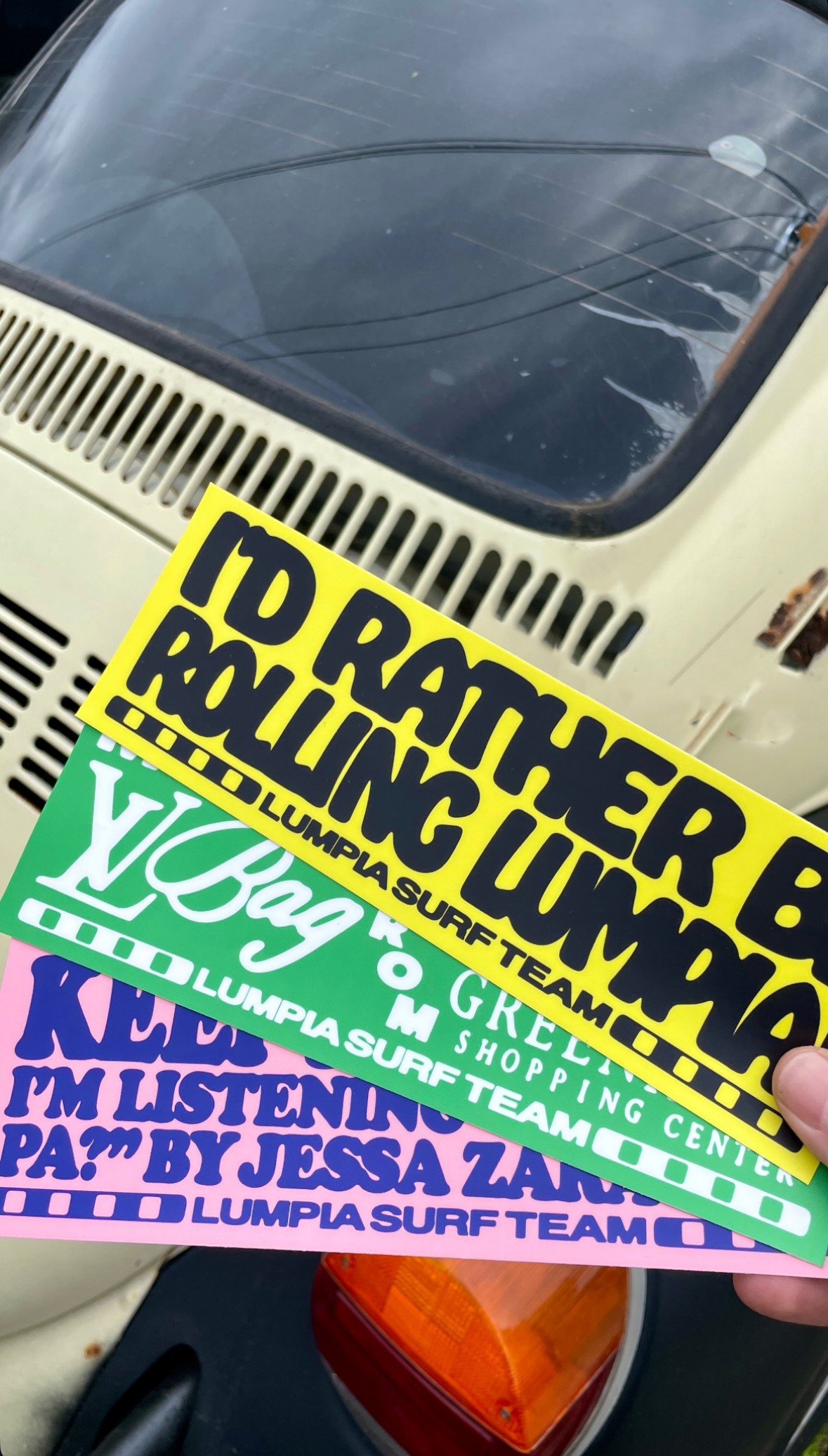 Rolling Lumpia Bumper Sticker