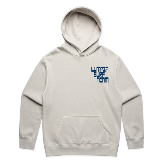 BAHAY HOODIE - FADED BONE back view - Lumpia Surf Team hoodie