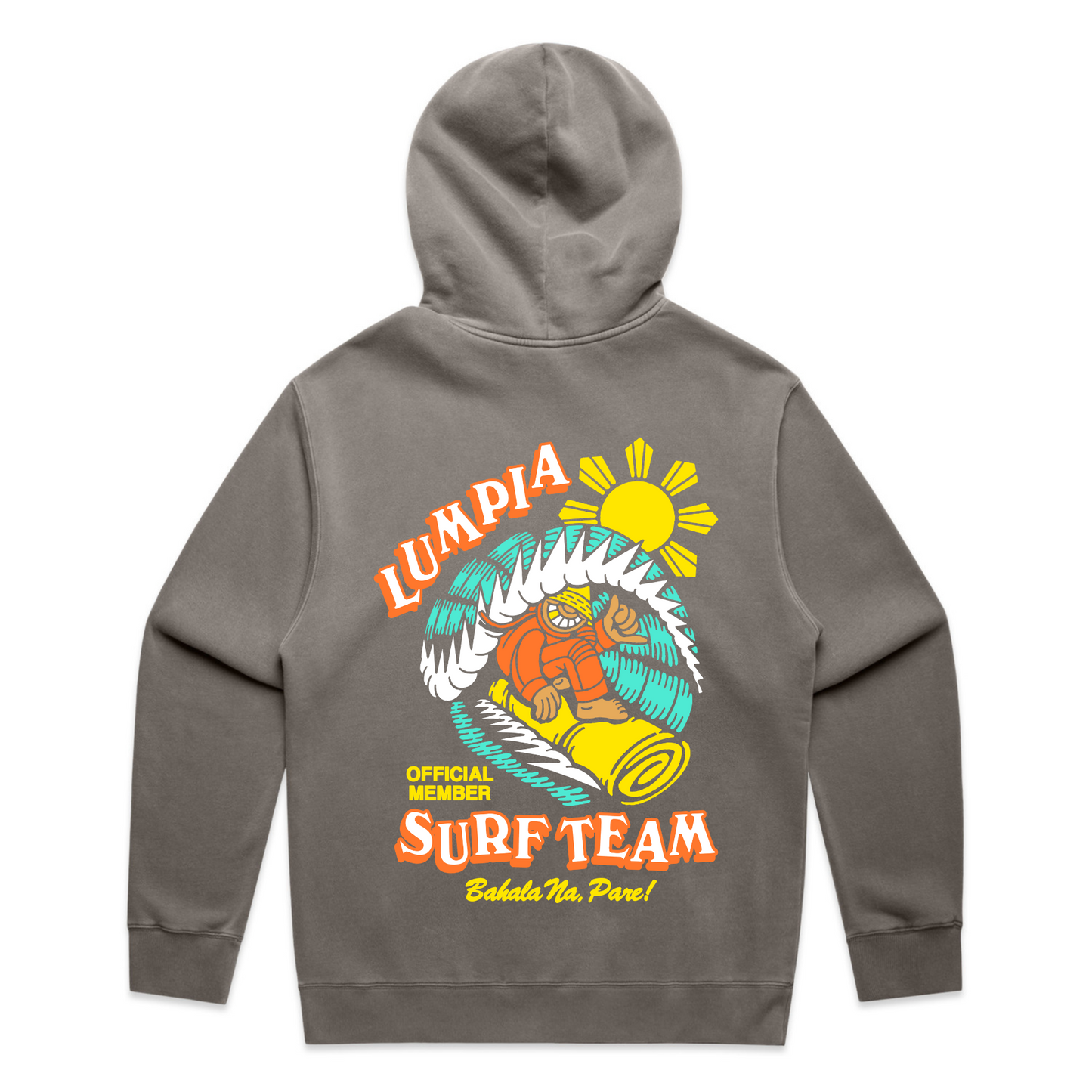 MEMBERS HOODIE - FADED GREY