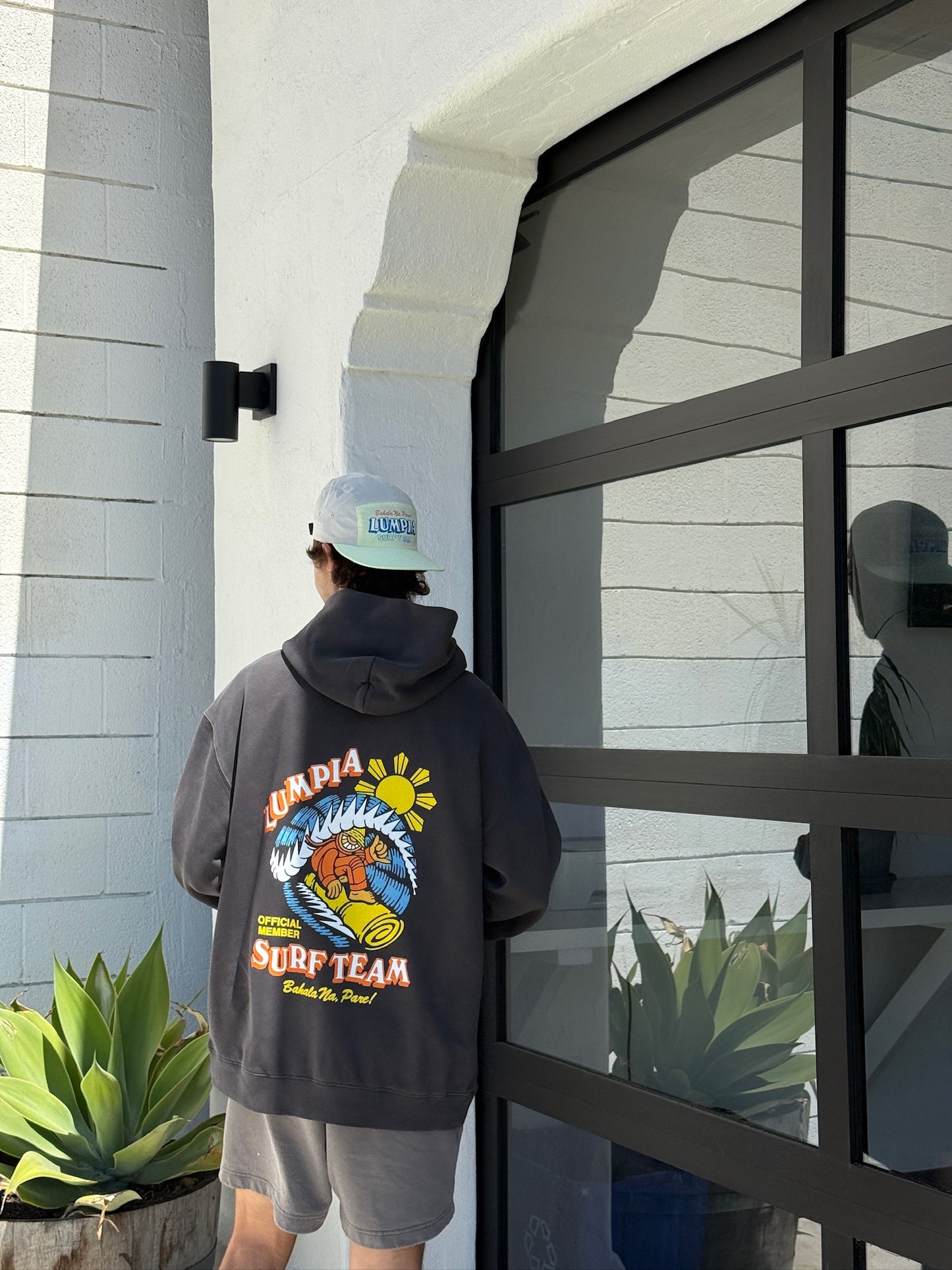 MEMBERS HOODIE - FADED BLACK