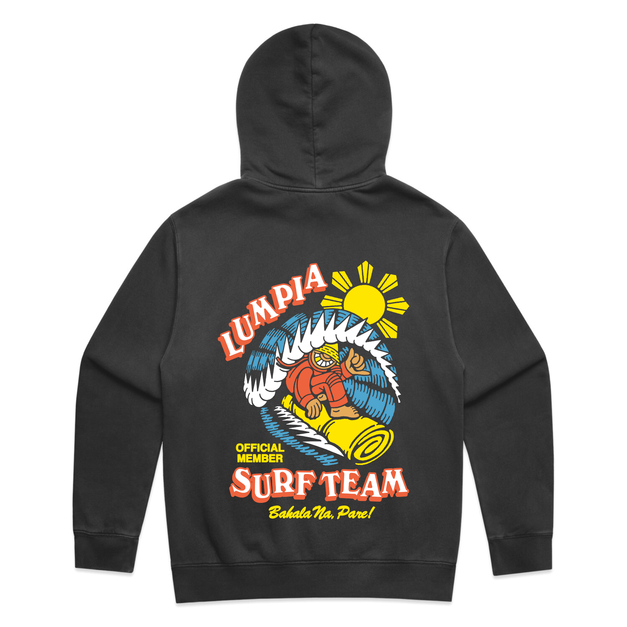 MEMBERS HOODIE - FADED BLACK