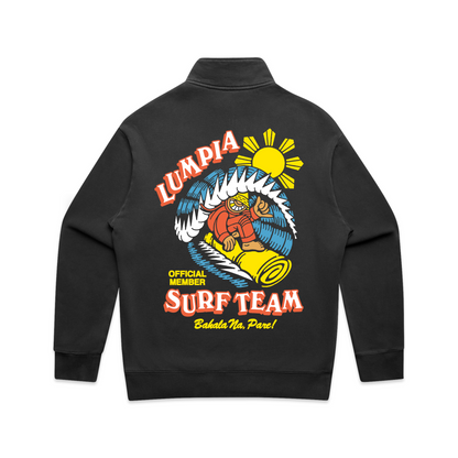 MEMBERS QUARTER ZIP - FADED BLACK