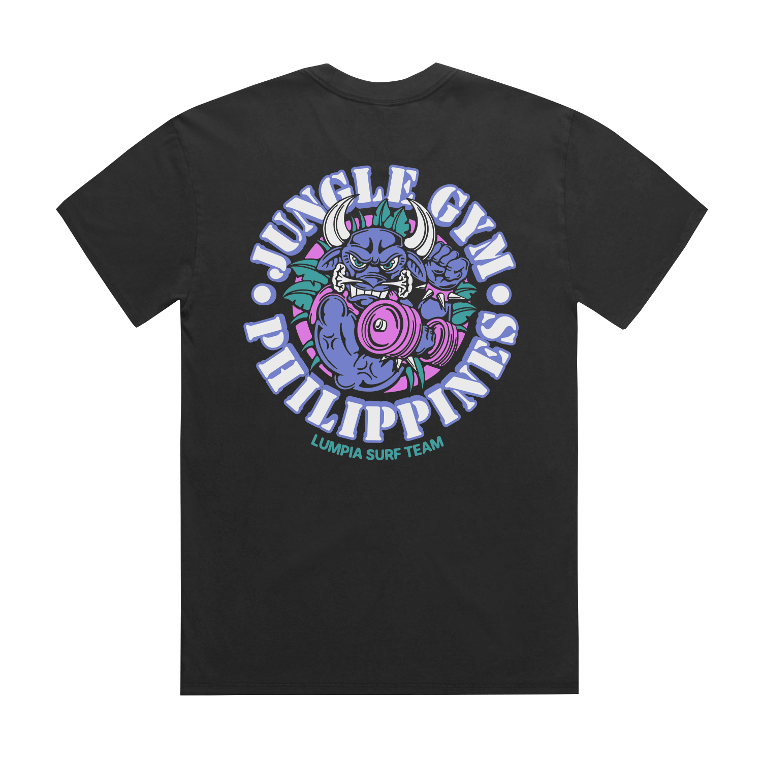 Jungle Gym Tee - Washed Black