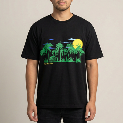 Sunset Tee Model Shot Front