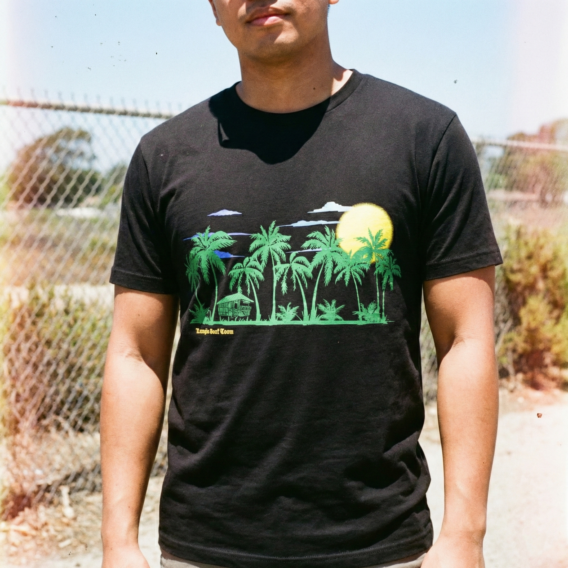 Sunset Tee Lifestyle Shot Front