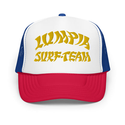 EMBROIDERED TEAM TRUCKER HAT